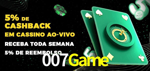 Promoções do cassino ao Vivo 007Game